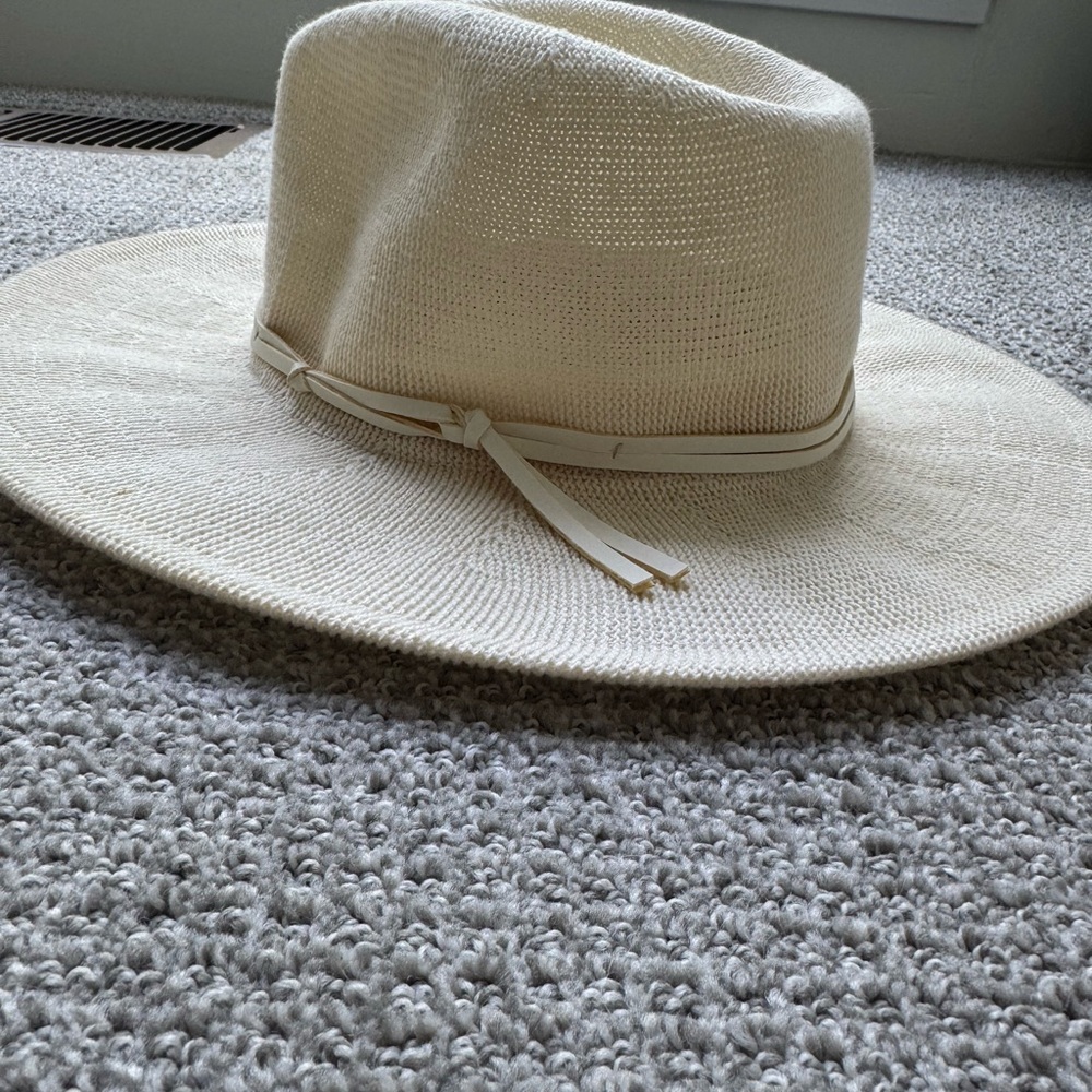 Wyeth by Todd Magill Cream Wide-Brim Hat
